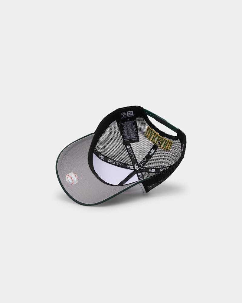 New Era Oakland Athletics 'Mascot Magic' Foam Front 9FORTY A-Frame Trucker Snapback White/Forest thumbnail - 5