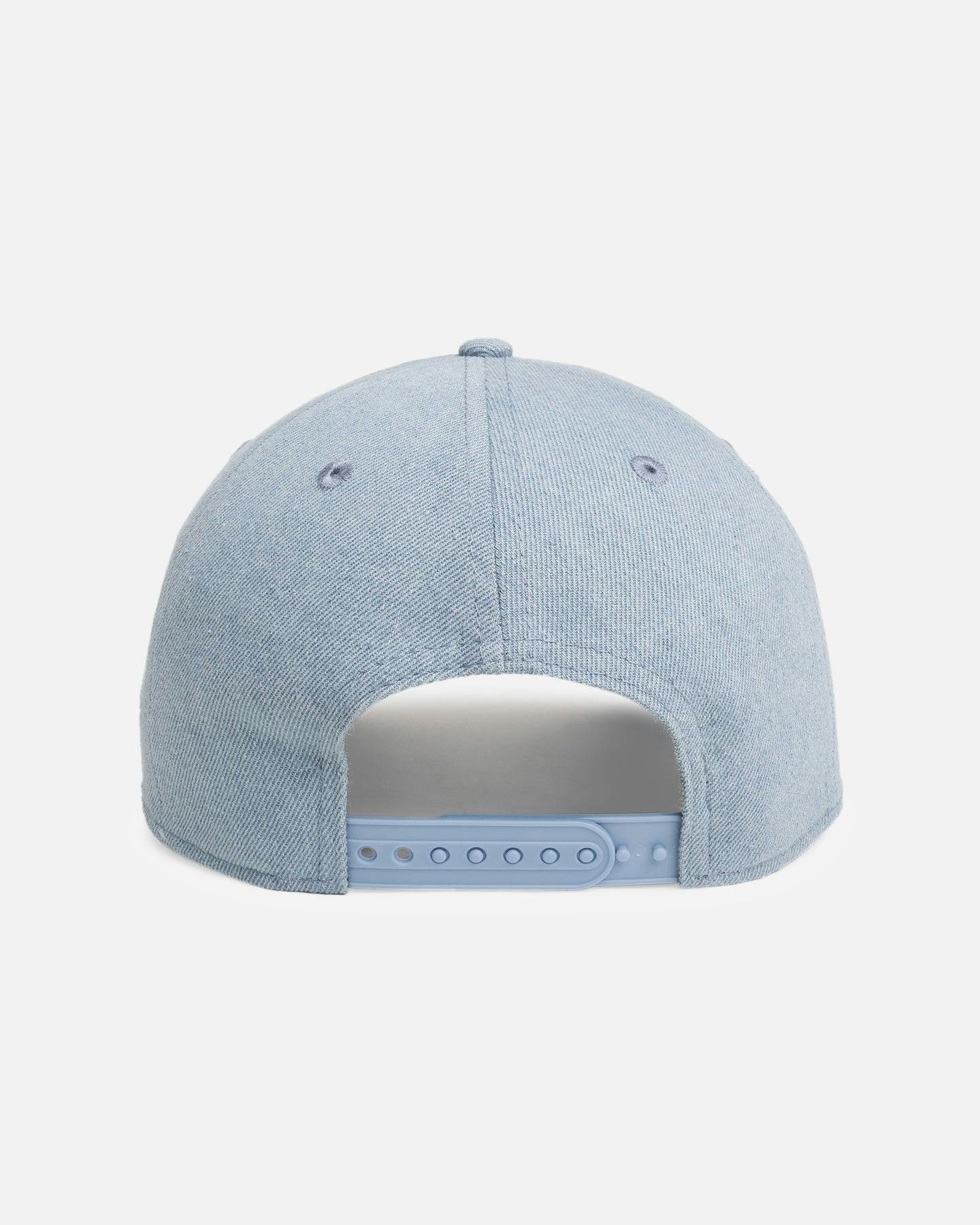 New Era Chicago Bulls 'Distressed Denim' 9FORTY A-Frame Snapback Light Wash Denim