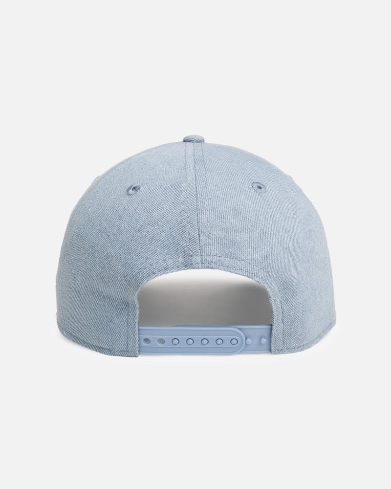 New Era Chicago Bulls 'Distressed Denim' 9FORTY A-Frame Snapback Light Wash Denim thumbnail - 1