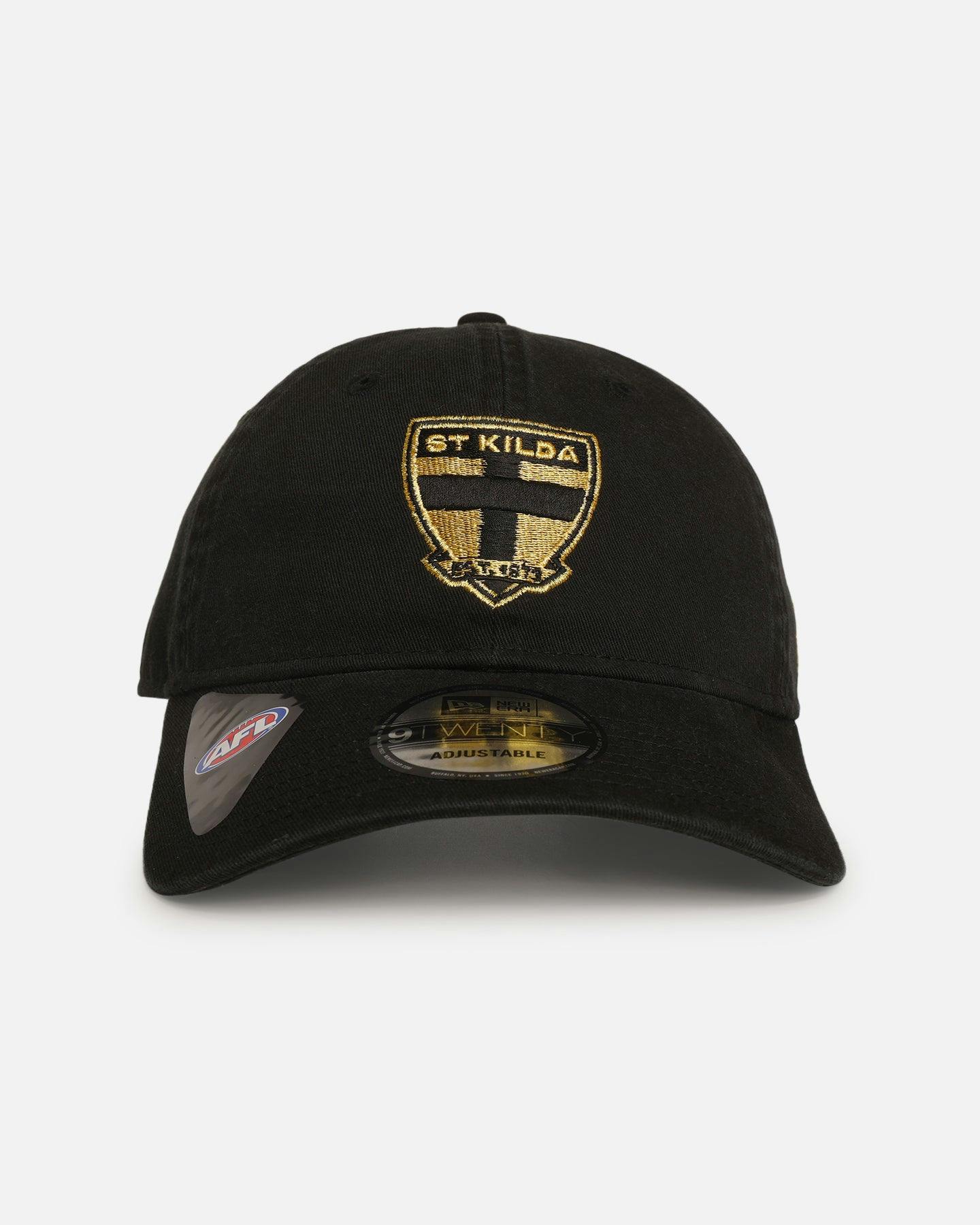 New Era St Kilda Saints 'AFL Black & Gold' 9TWENTY Strapback Black/Gold