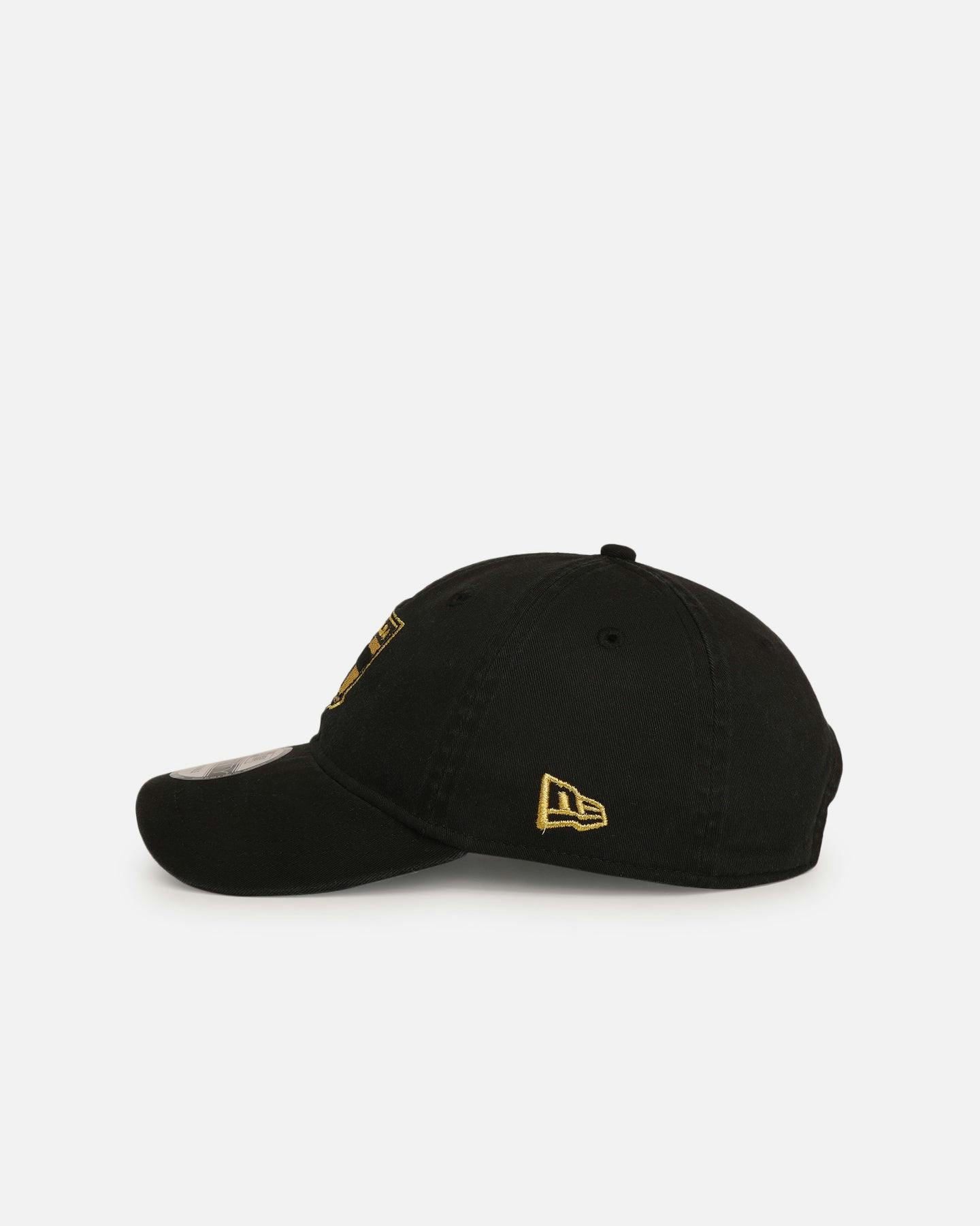 New Era St Kilda Saints 'AFL Black & Gold' 9TWENTY Strapback Black/Gold
