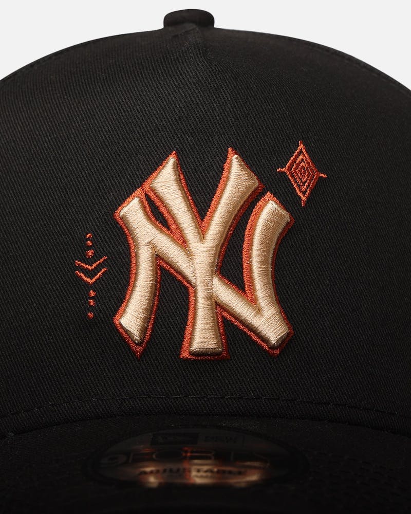 New Era New York Yankees 'Sunset Trails 2.0' 9FORTY A-Frame Snapback Black thumbnail - 4