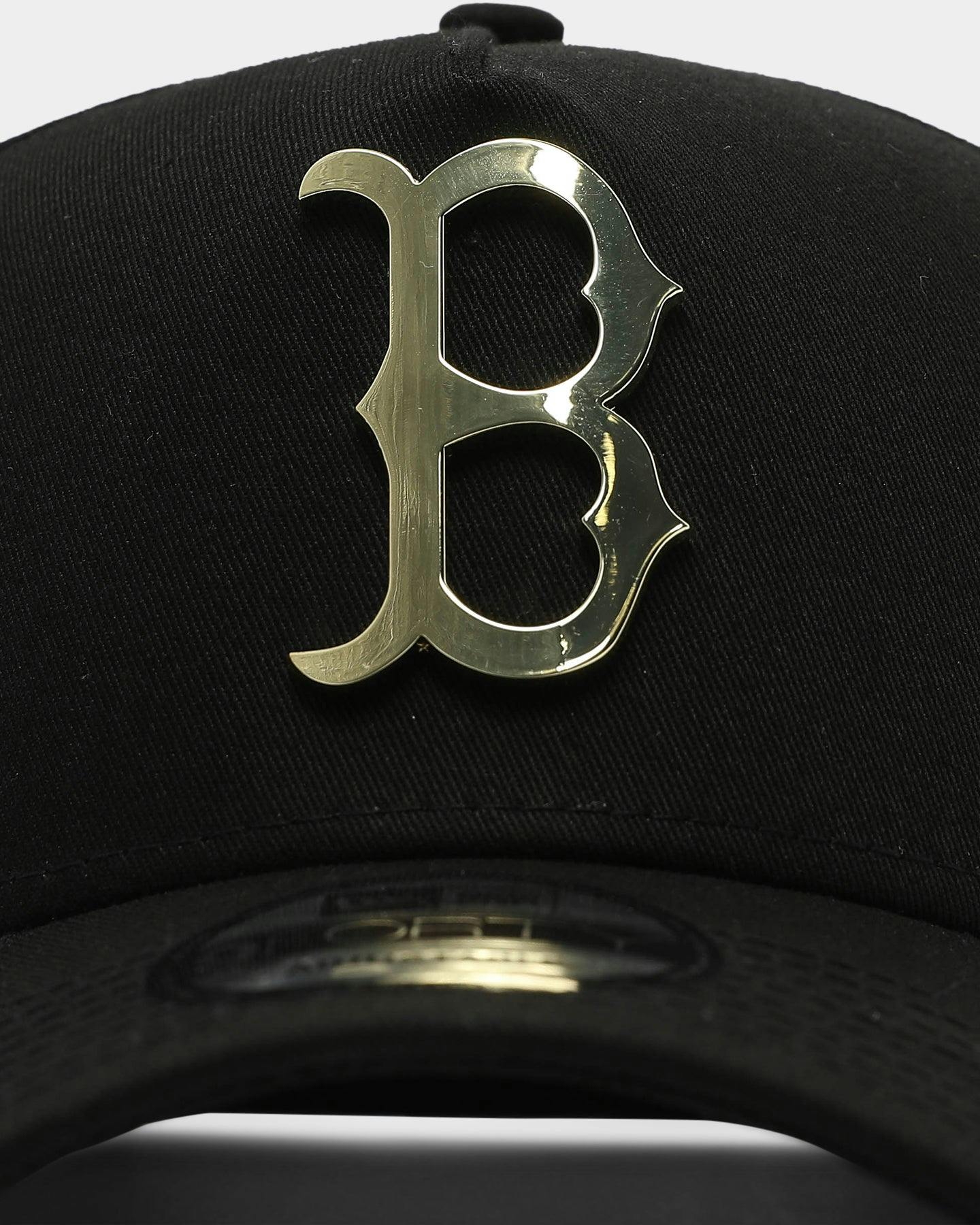 New Era Boston Red Sox CK 9FORTY A-Frame Metal Badge Black/Gold Metal ...