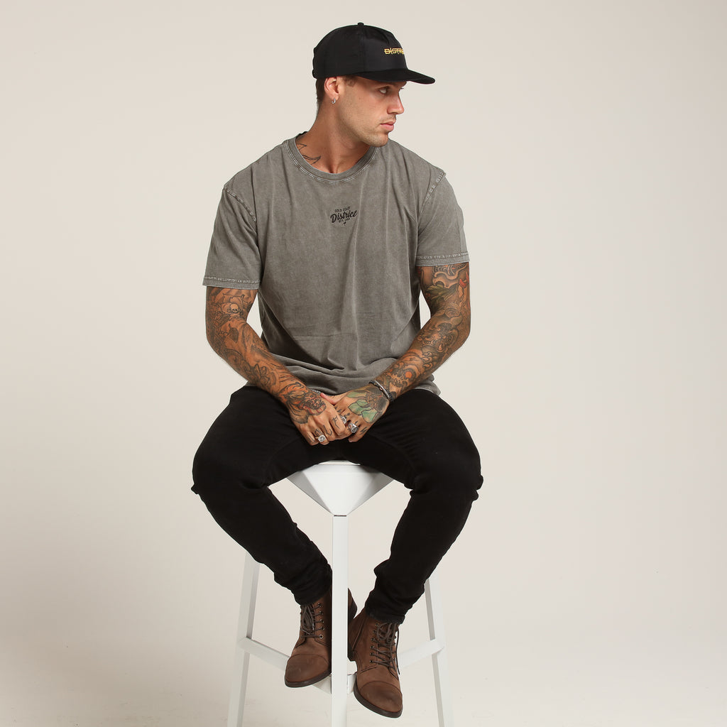 District Goods Barbwire Snapback Black