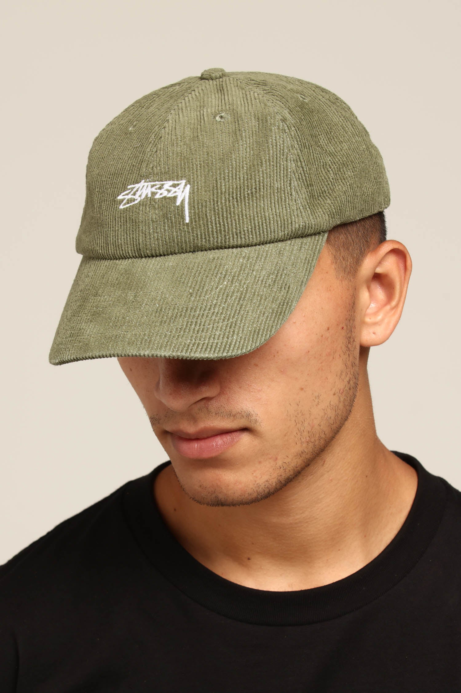 stussy cap green