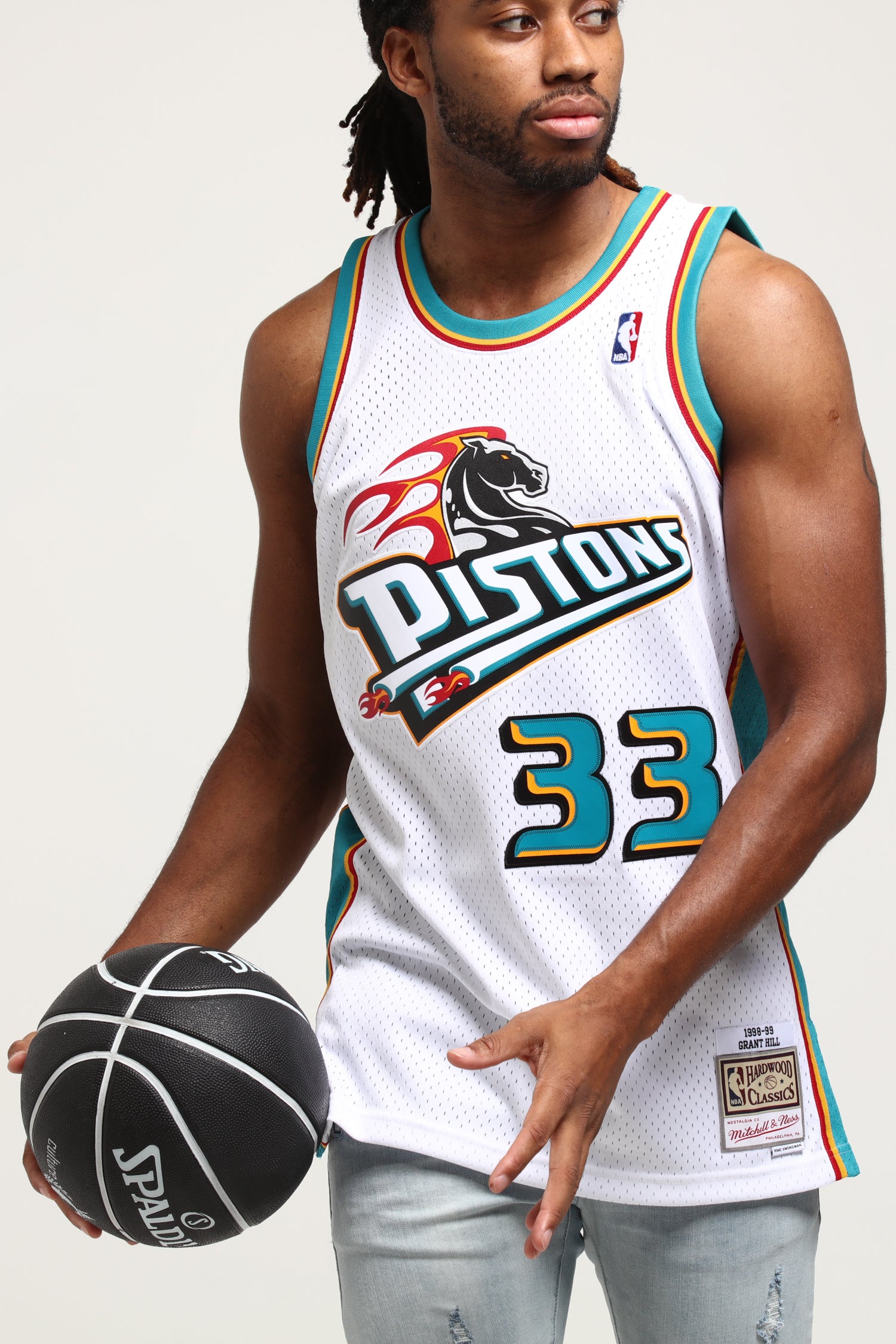 grant hill pistons jersey mitchell and ness