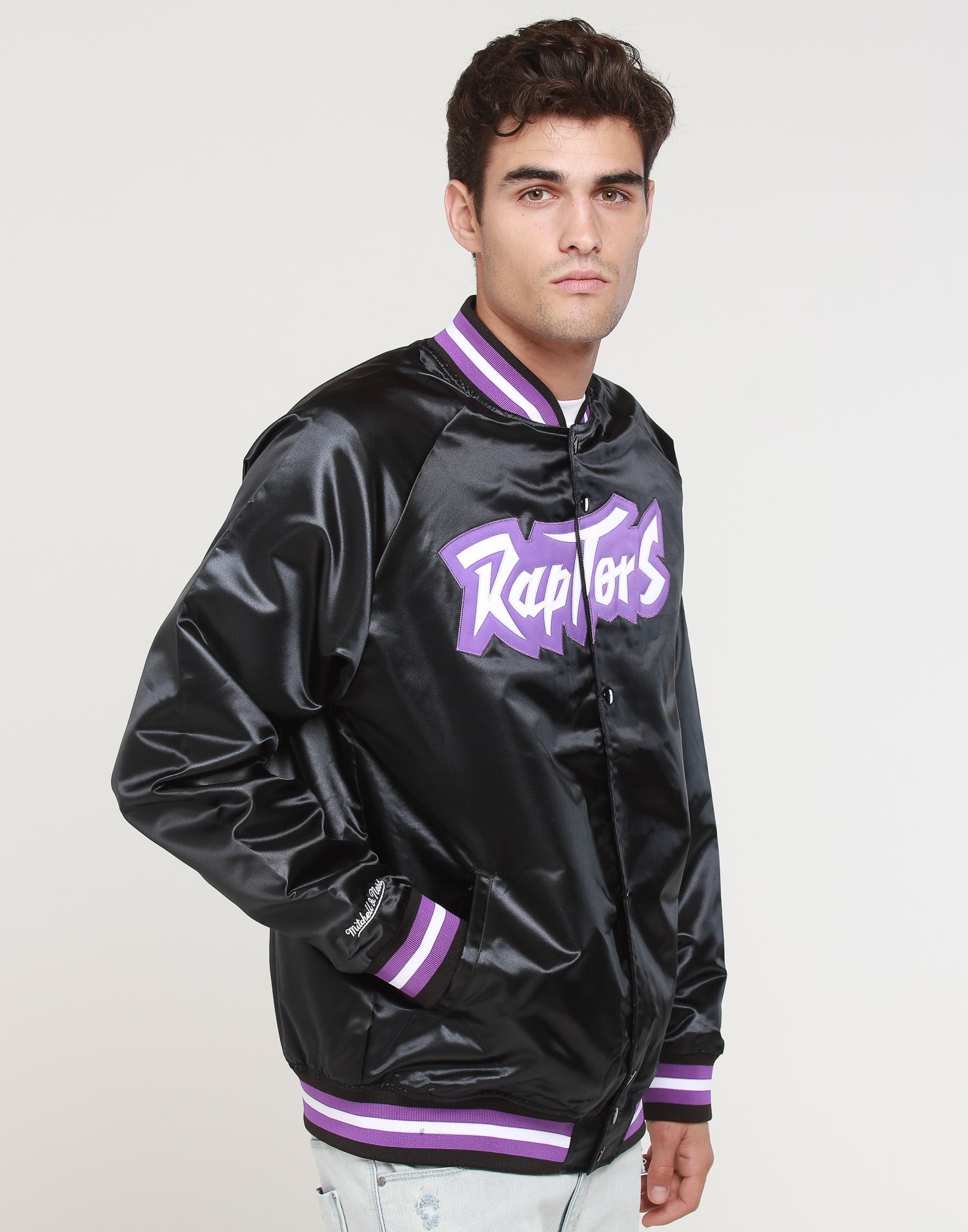 raptors satin jacket