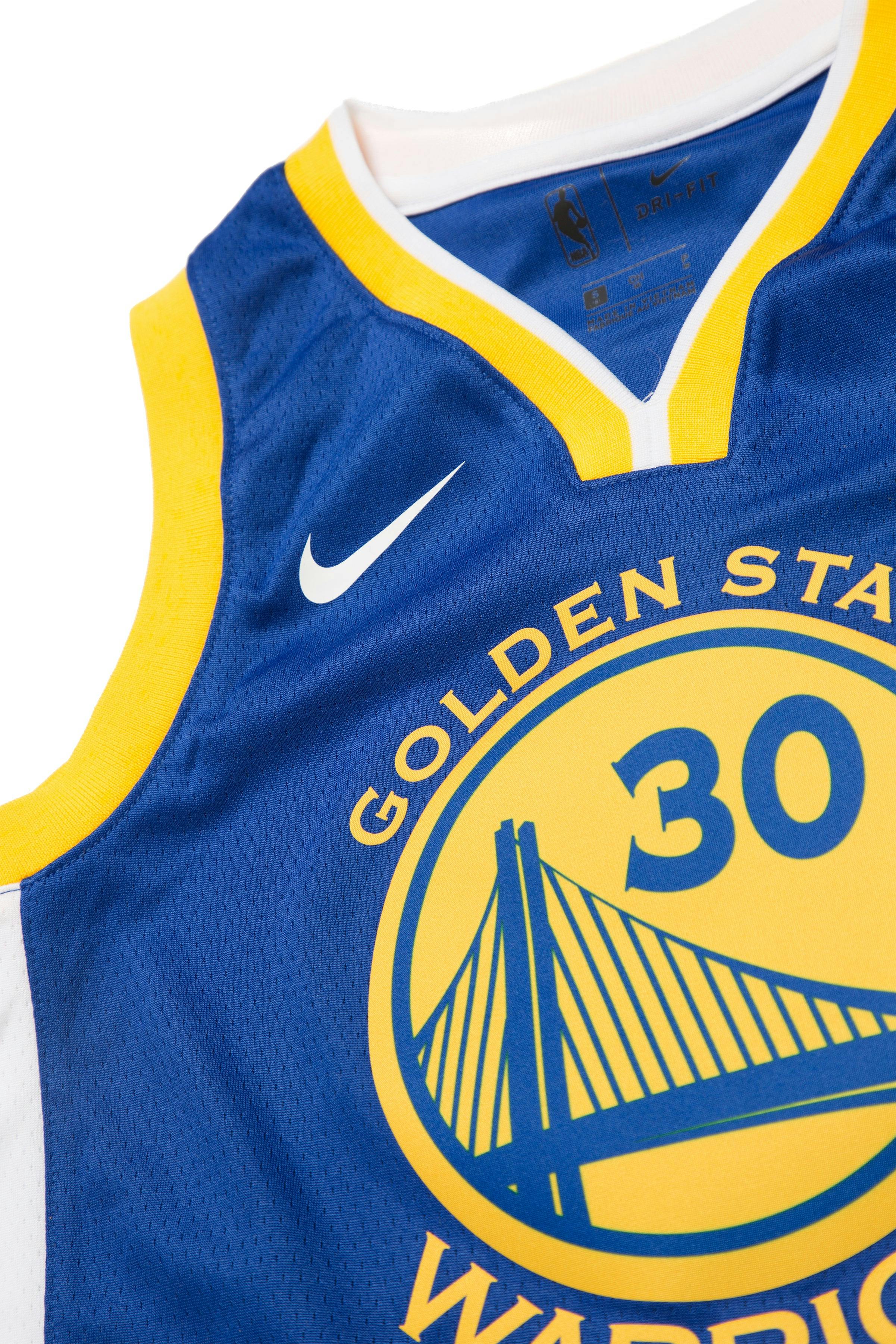 Stephen Curry #30 Nike Icon Edition Youth Swingman Jersey Blue ...