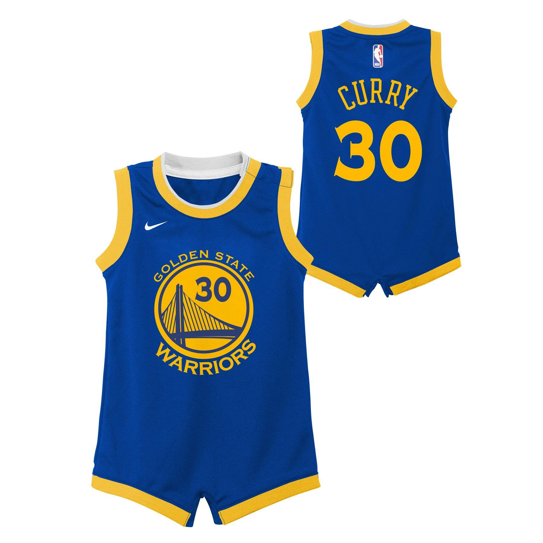 Nike Infant Golden State Warriors Stephen Curry 30 Replica Onesie Nba Jersey Royal Culture Kings