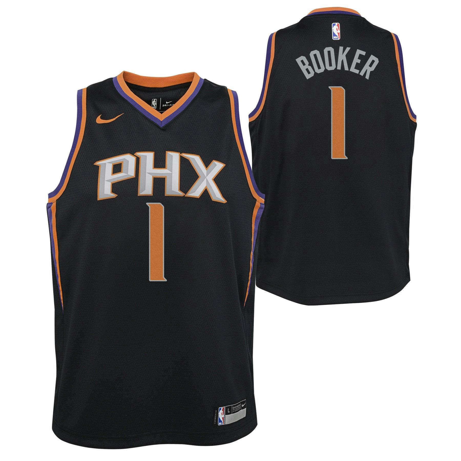 Nike Kids Phoenix Suns Devin Booker #1 Statement Swingman ...