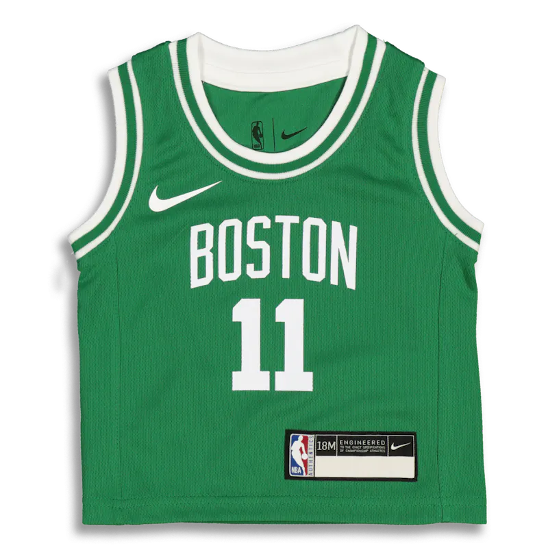 Nike Infant Boston Celtics Kyrie Irving #11 Icon Replica NBA Jersey Green | Culture Kings