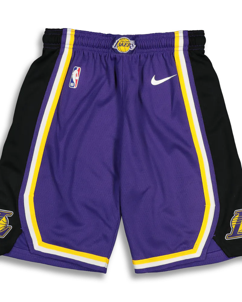 Nike Kids Los Angeles Lakers Statement Swingman Short Purple Culture Kings