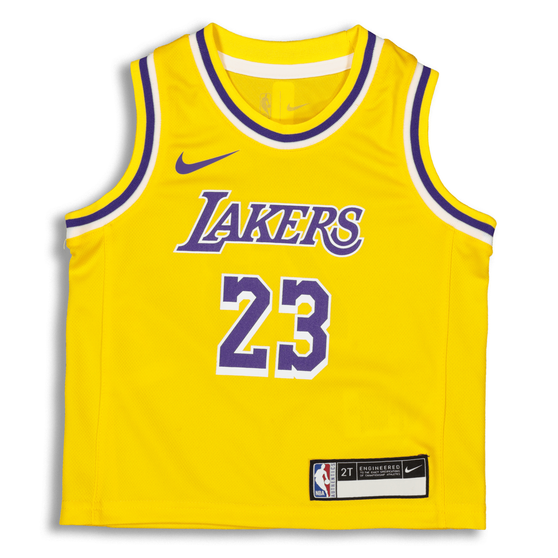 Nike Toddler Los Angeles Lakers Lebron James 23 Replica Jersey Icon Edition Yellow Culture Kings