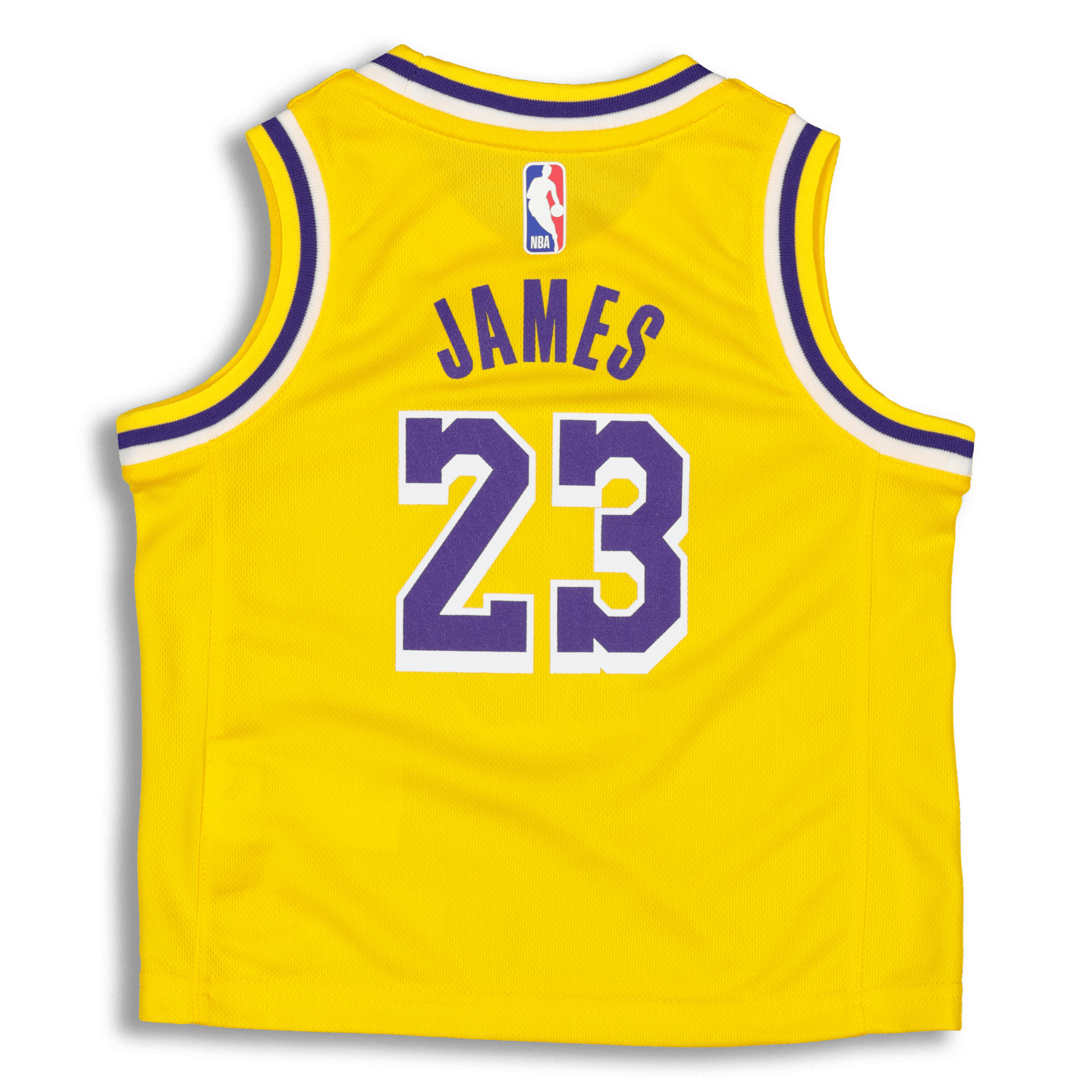 Nike Toddler Los Angeles Lakers Lebron James 23 Replica Jersey Icon Edition Yellow Culture Kings
