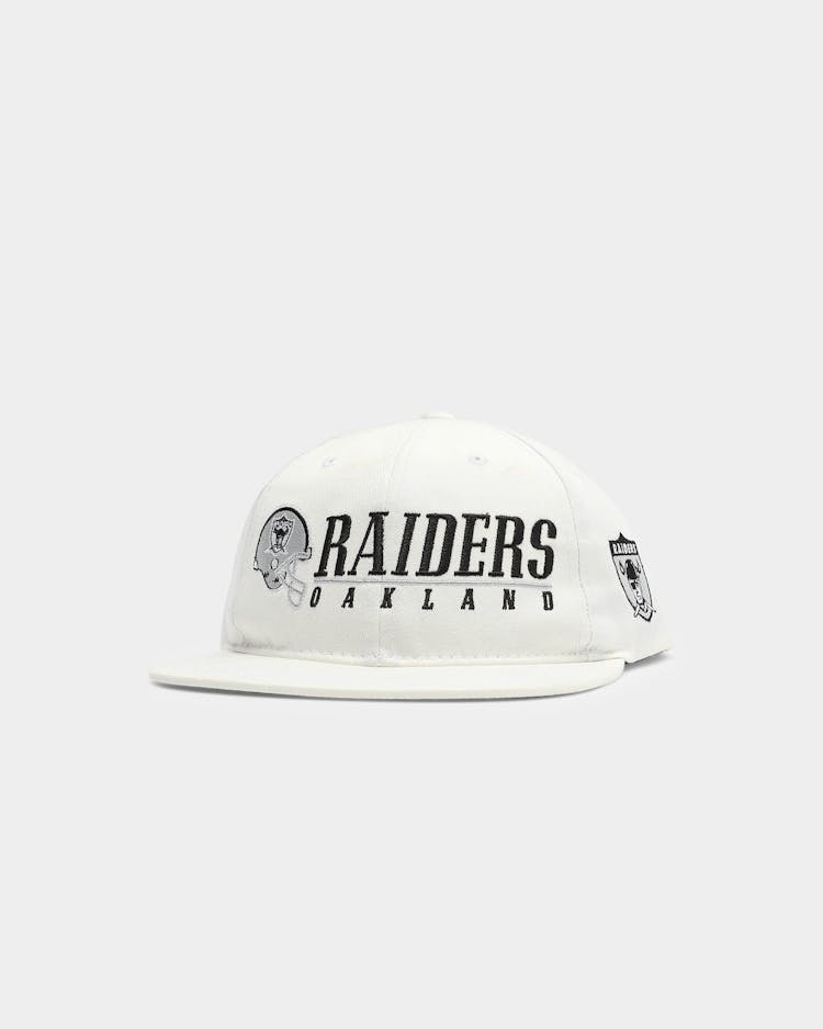 Mitchell Ness Raiders Vintage Hoop Snapback White Otc Culture Kings