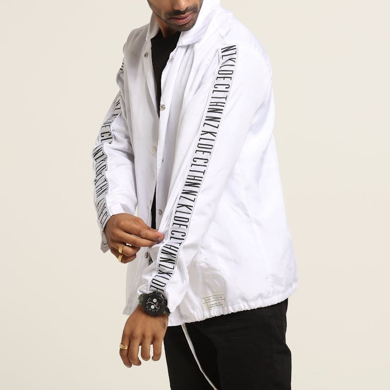 Kloude Clothing Leisure Coach Jacket White | Culture Kings