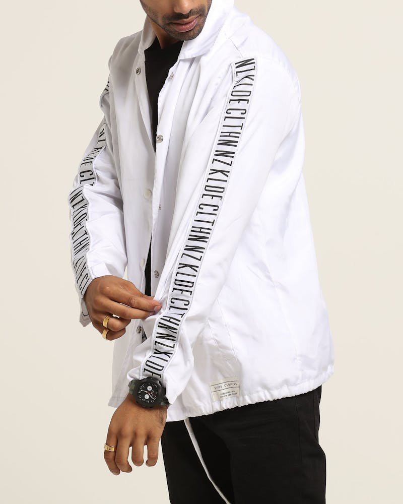 Kloude Clothing Leisure Coach Jacket White | Culture Kings