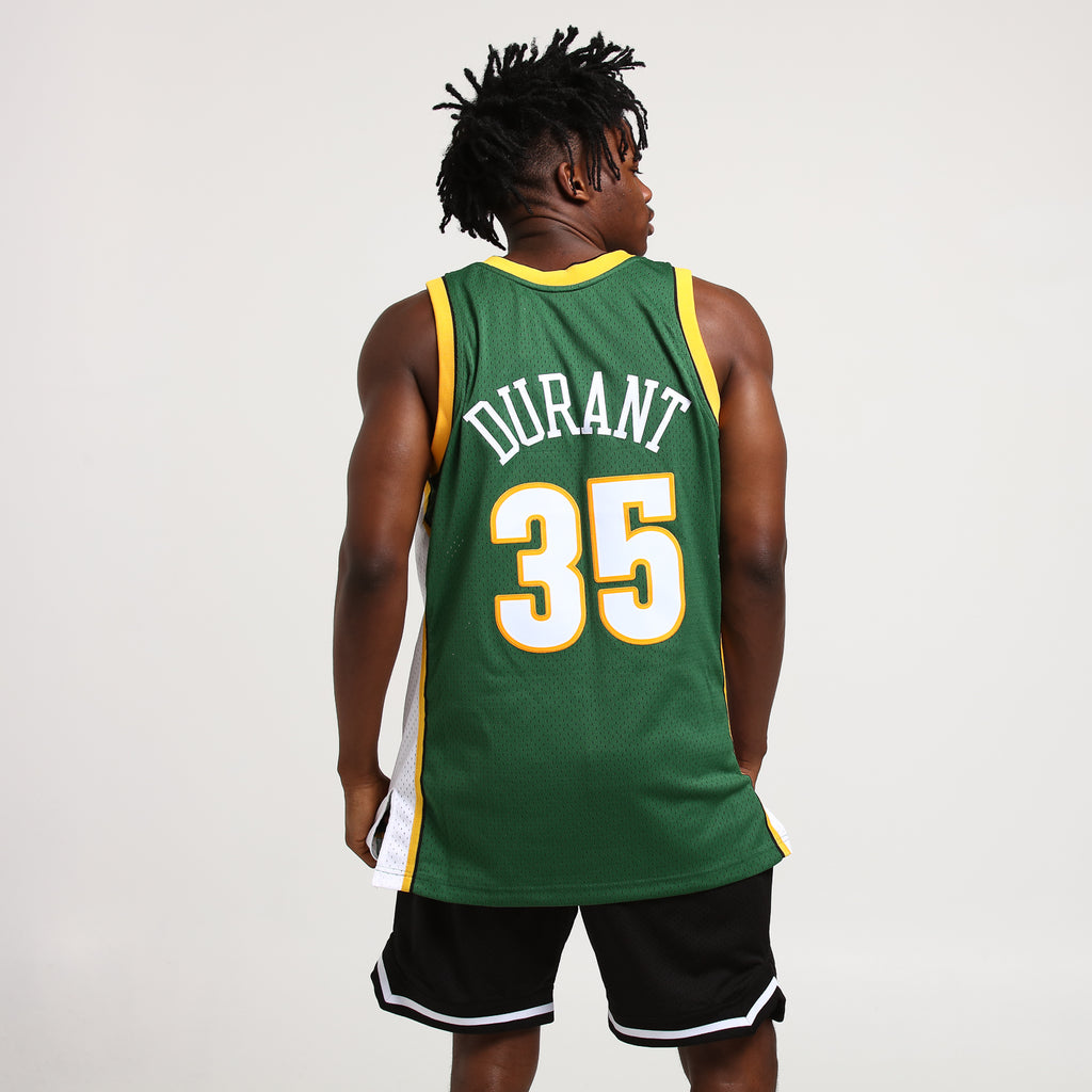 kevin durant yellow sonics jersey