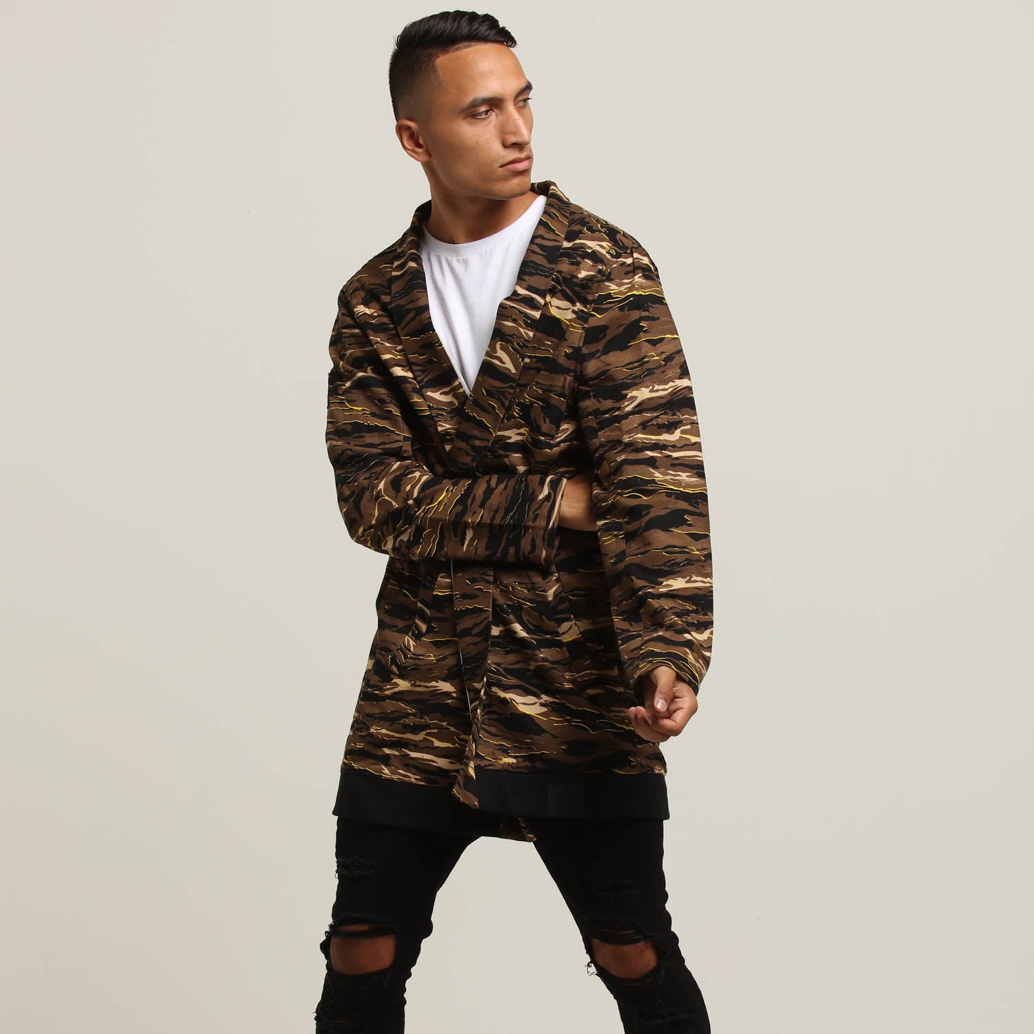 puma xo canvas kimono