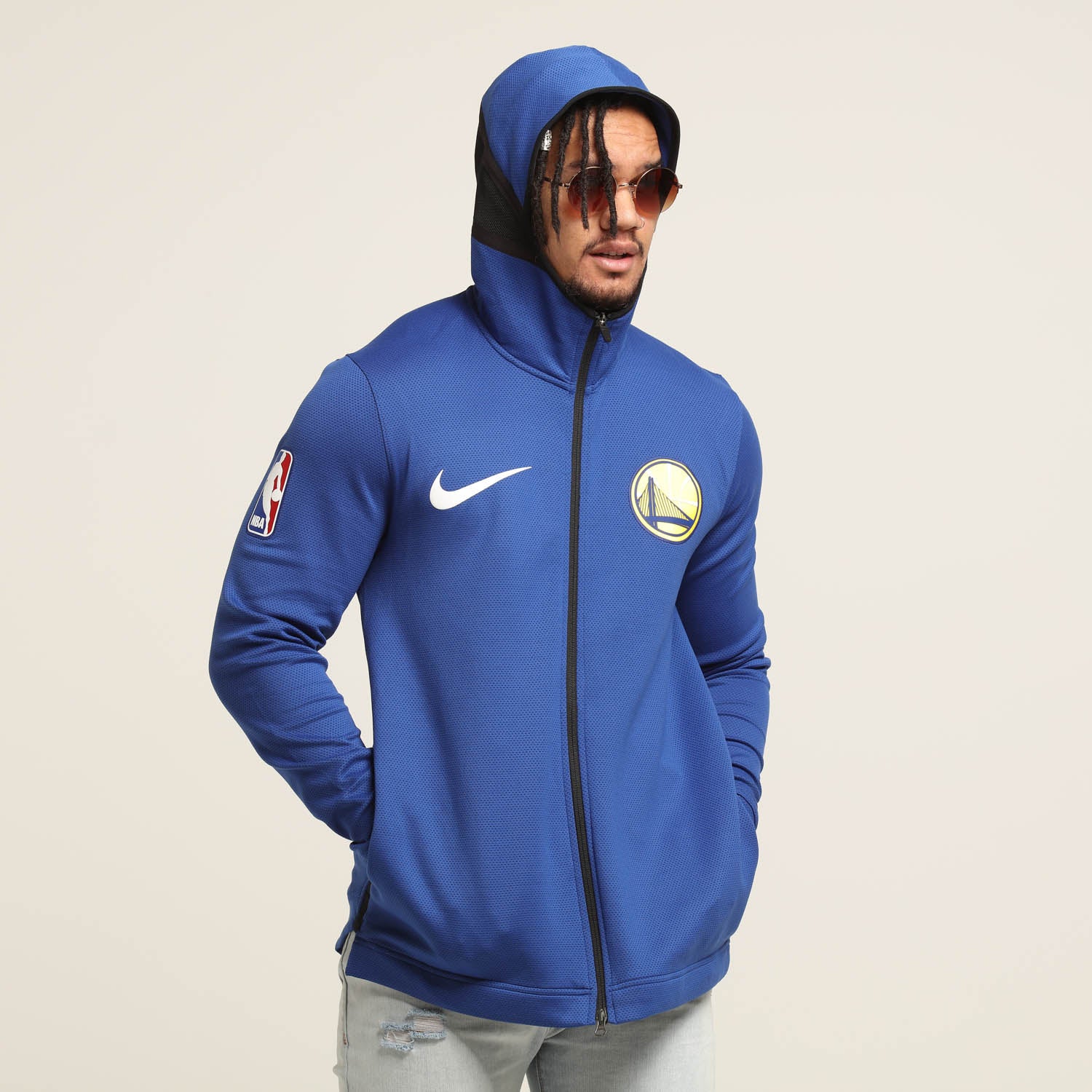 golden state warriors nike therma flex showtime jacket