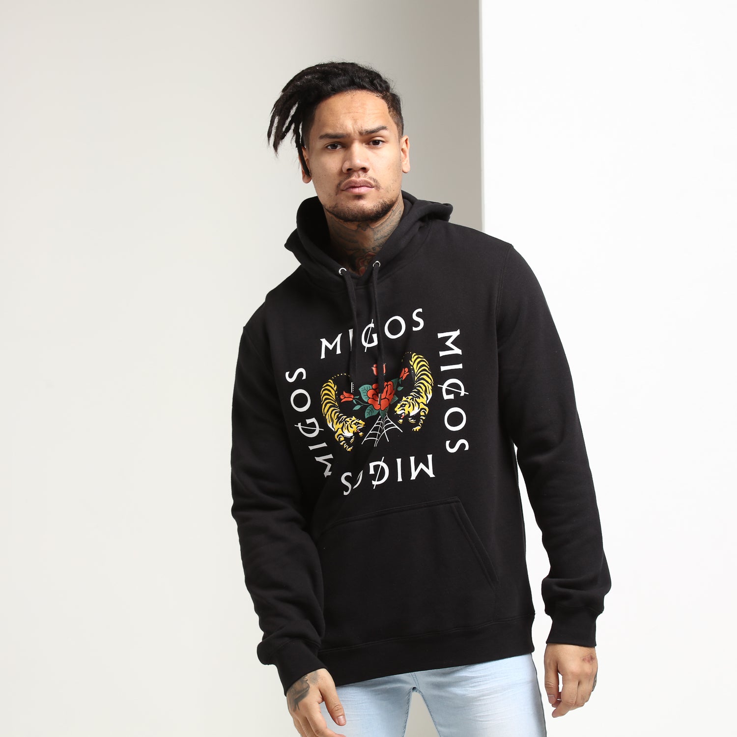 tiger rose hoodie