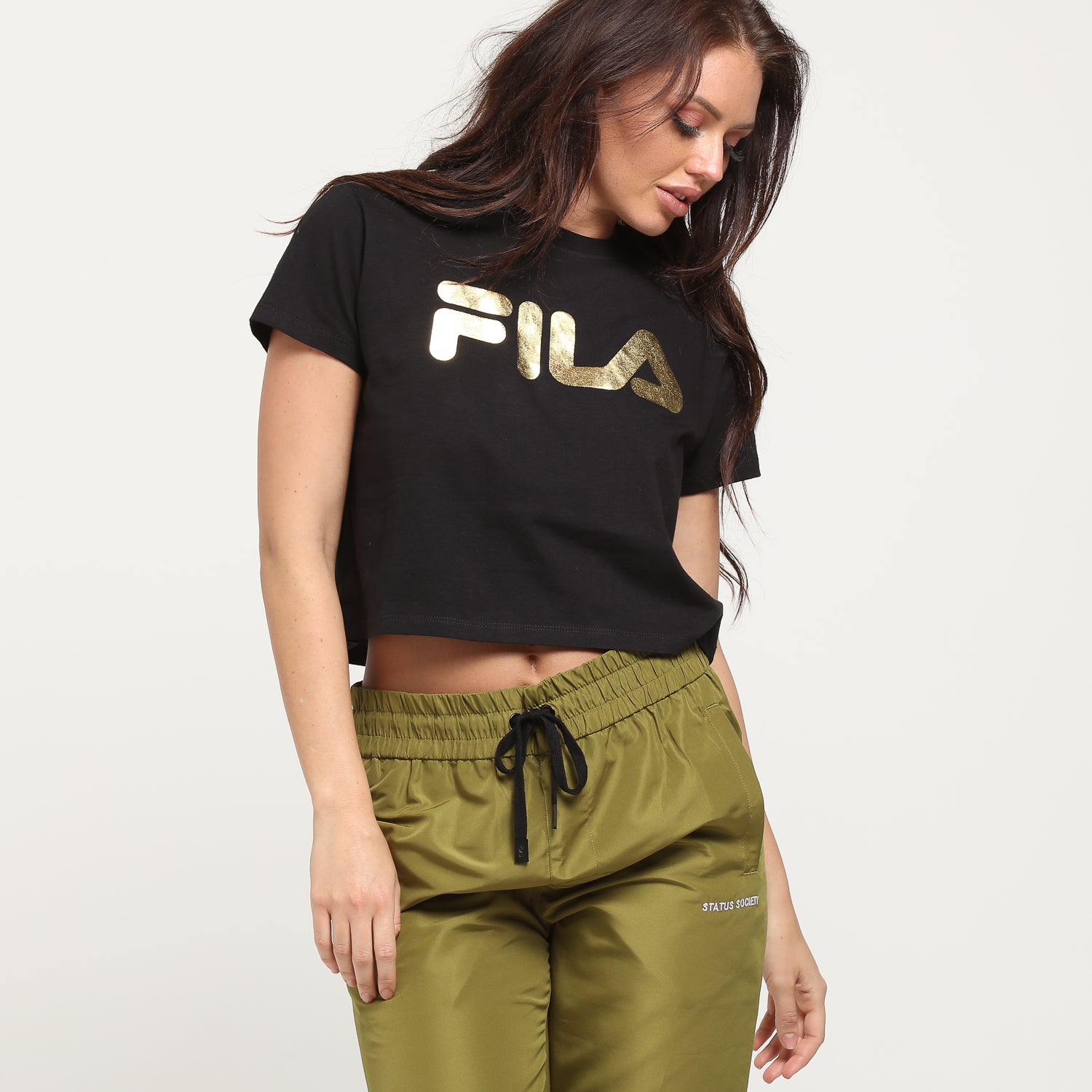 fila t shirt womens gold