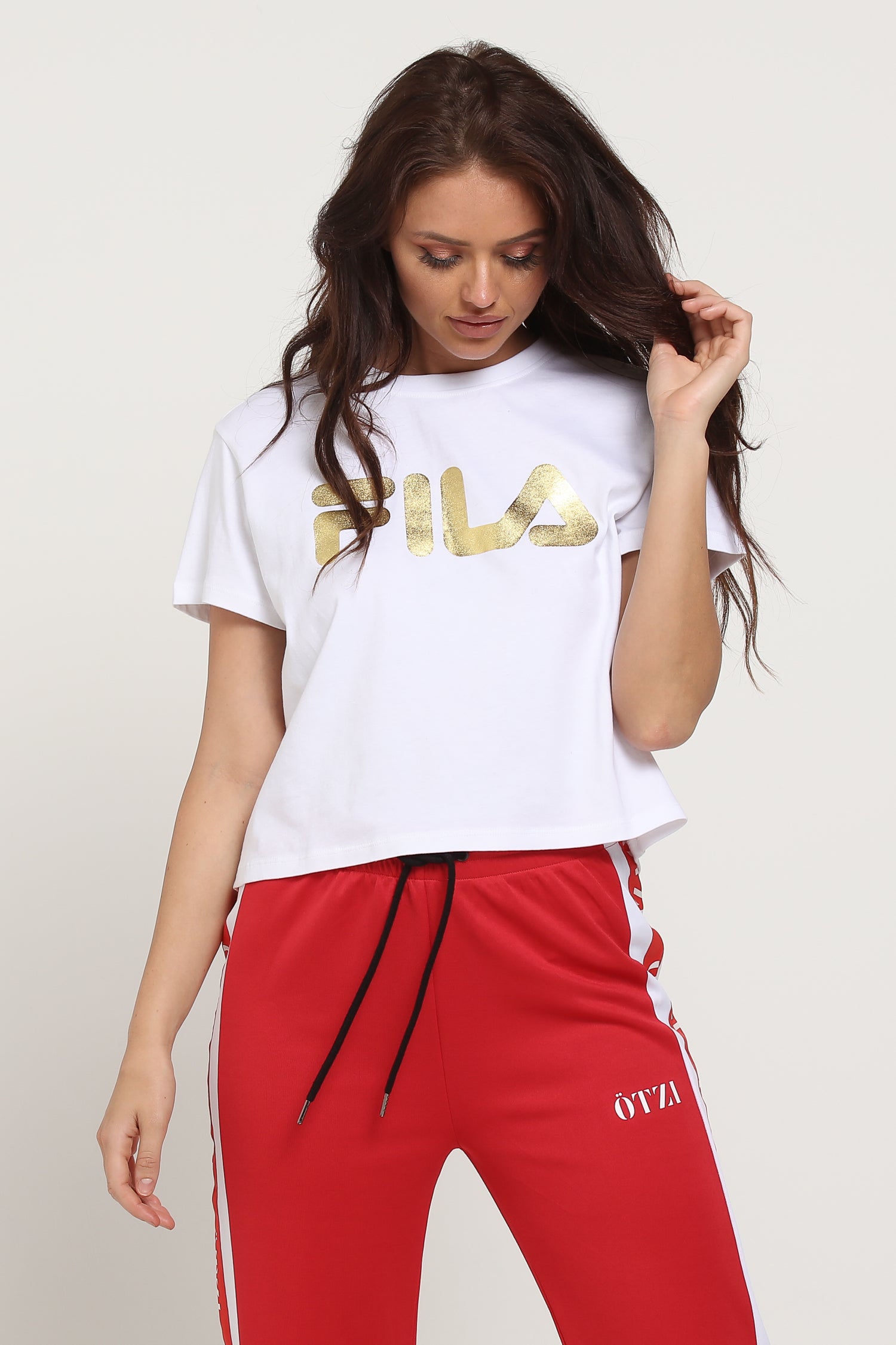 fila t shirt womens gold