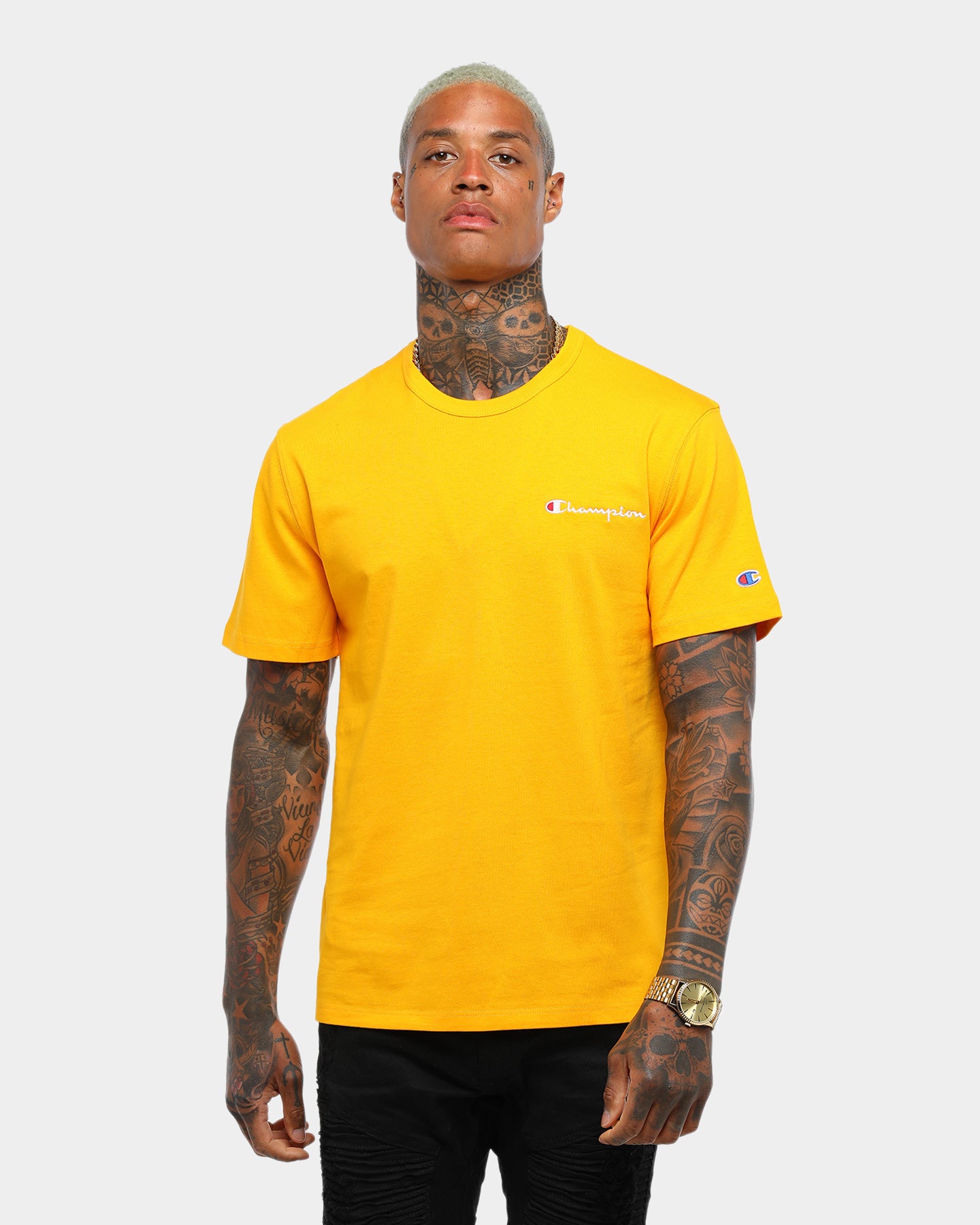 champion heritage gold script