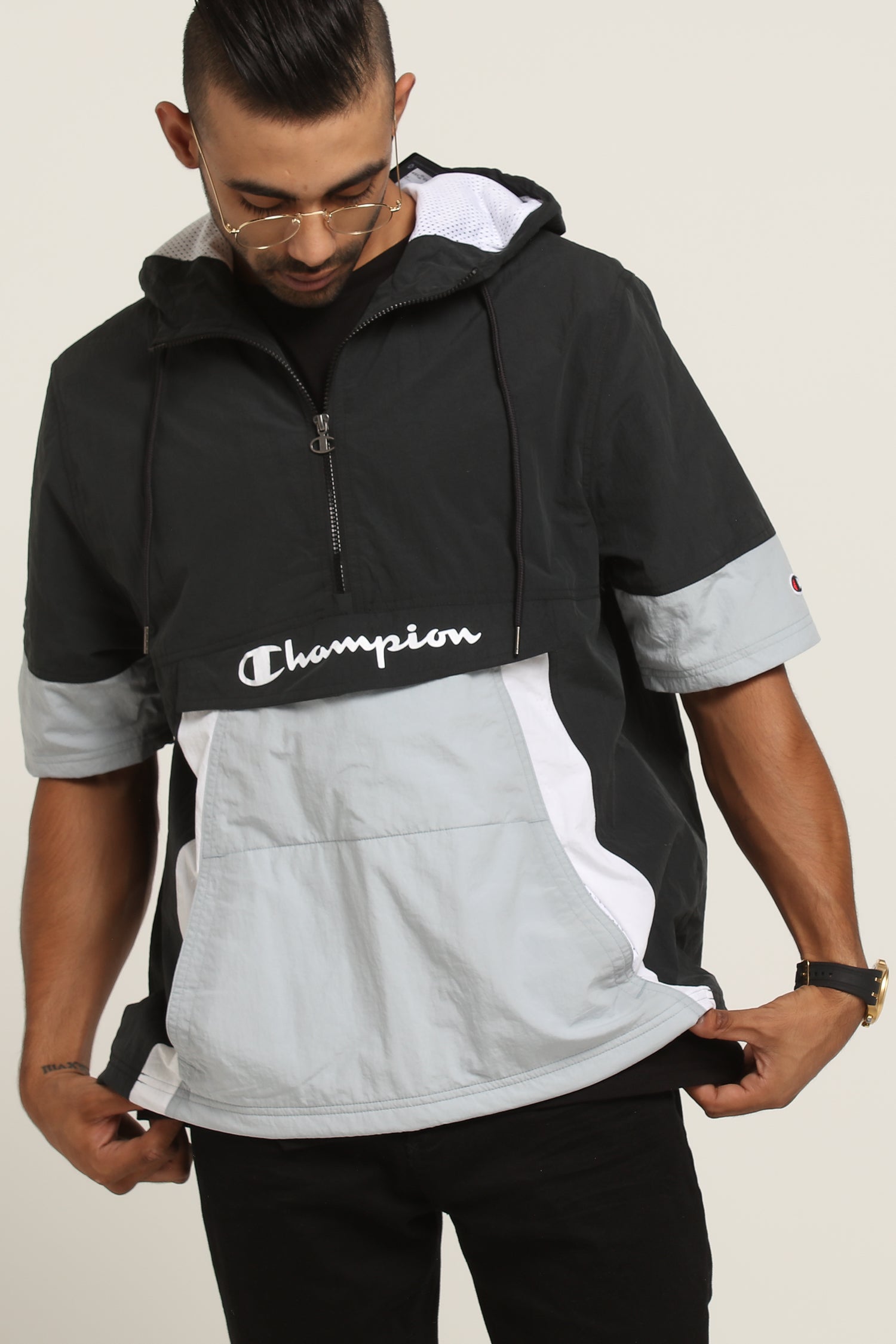 champion short sleeve jacket