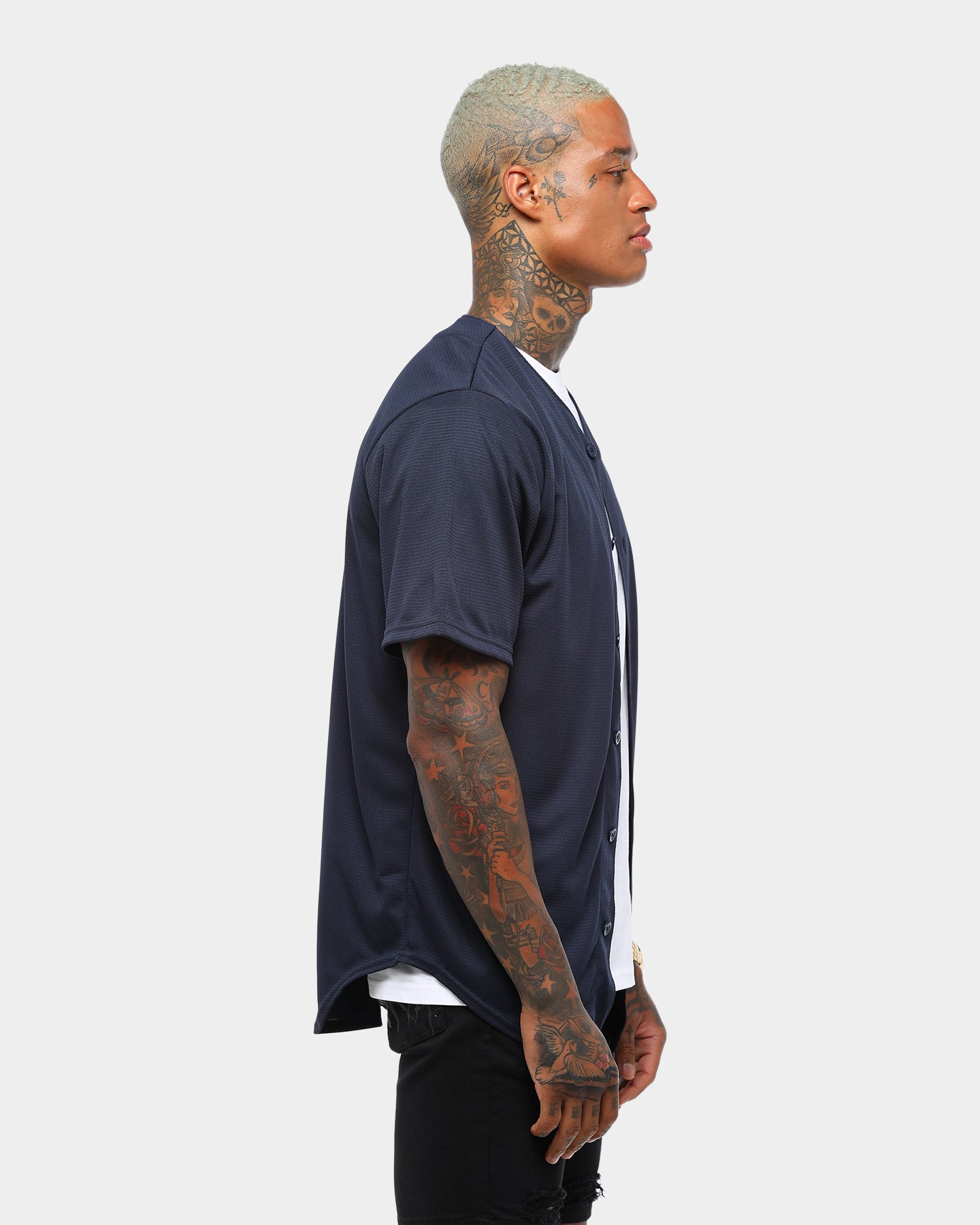 majestic men's cool base short sleeve training jacket