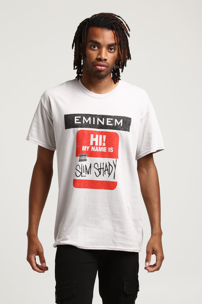 Eminem My Name Is Slim Shady SS Tee Grey