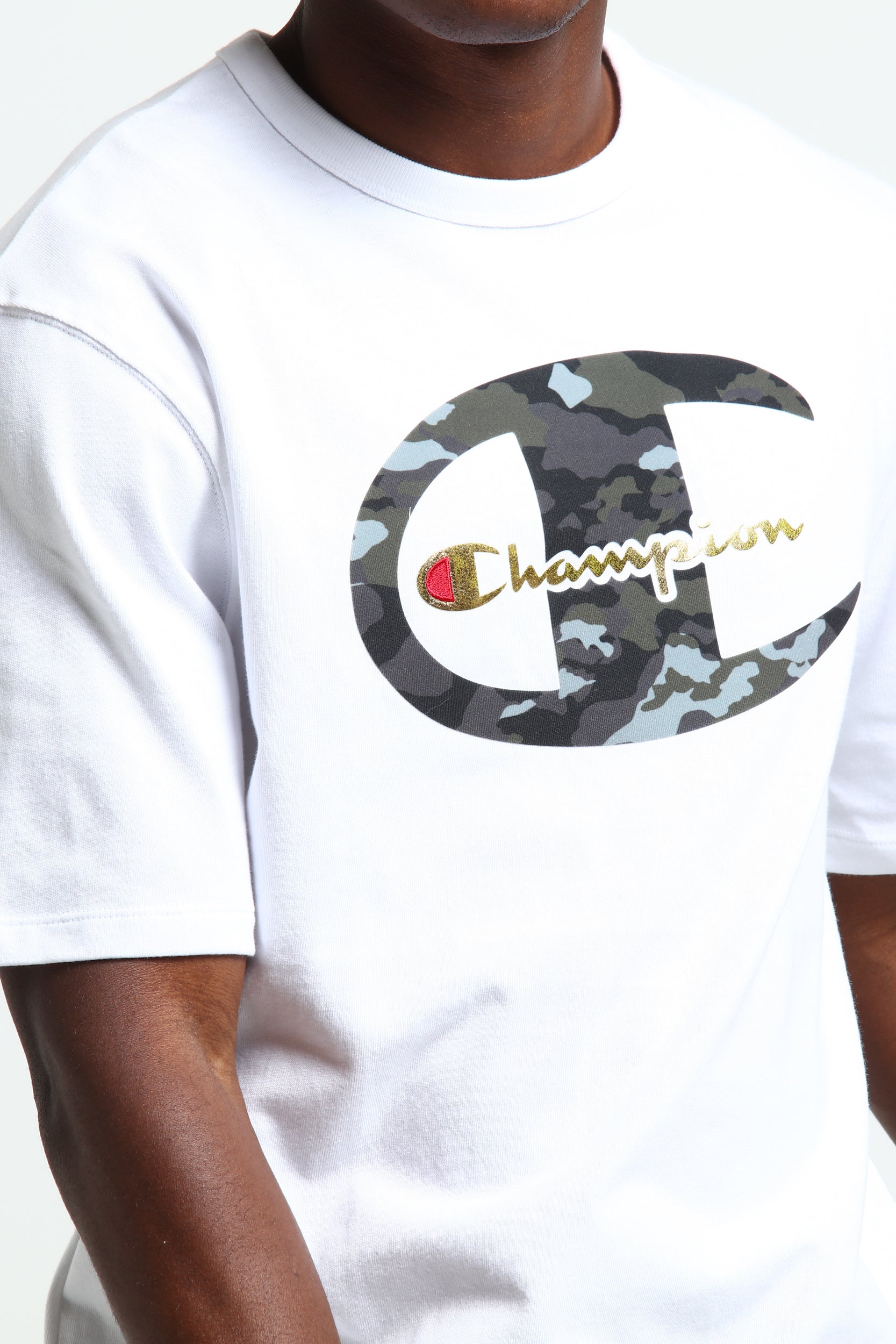 champion heritage tee camo