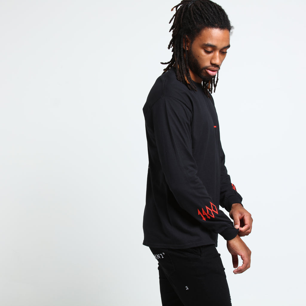 Trippie Redd Cross LS Tee Black