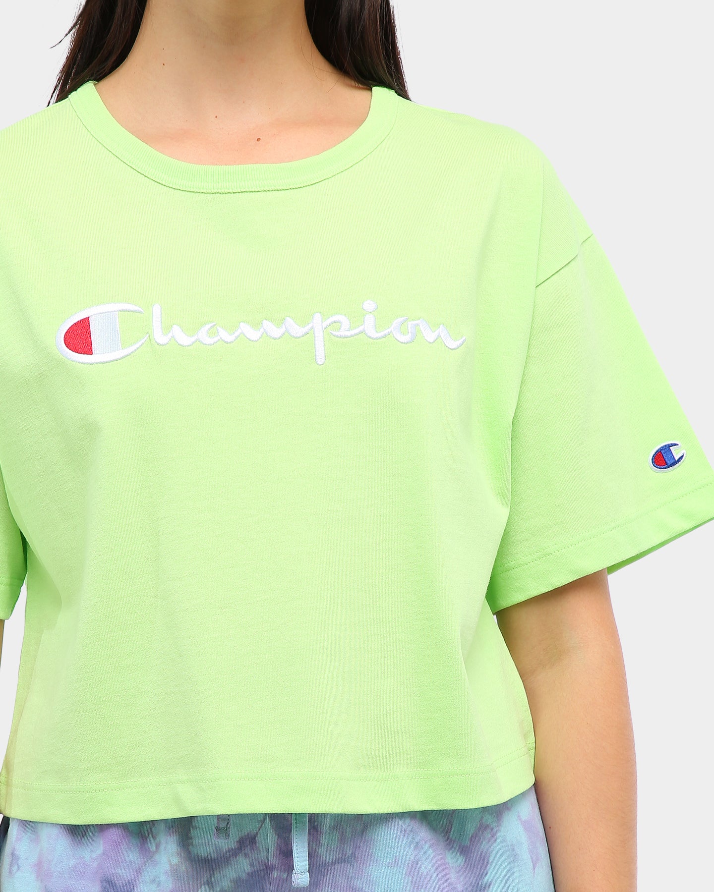 lime green champion shirt