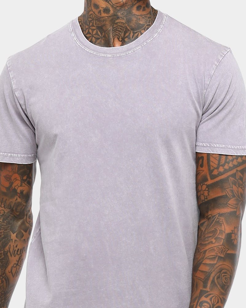 AS COLOUR Stone Wash Staple Tee Orchid | Culture Kings