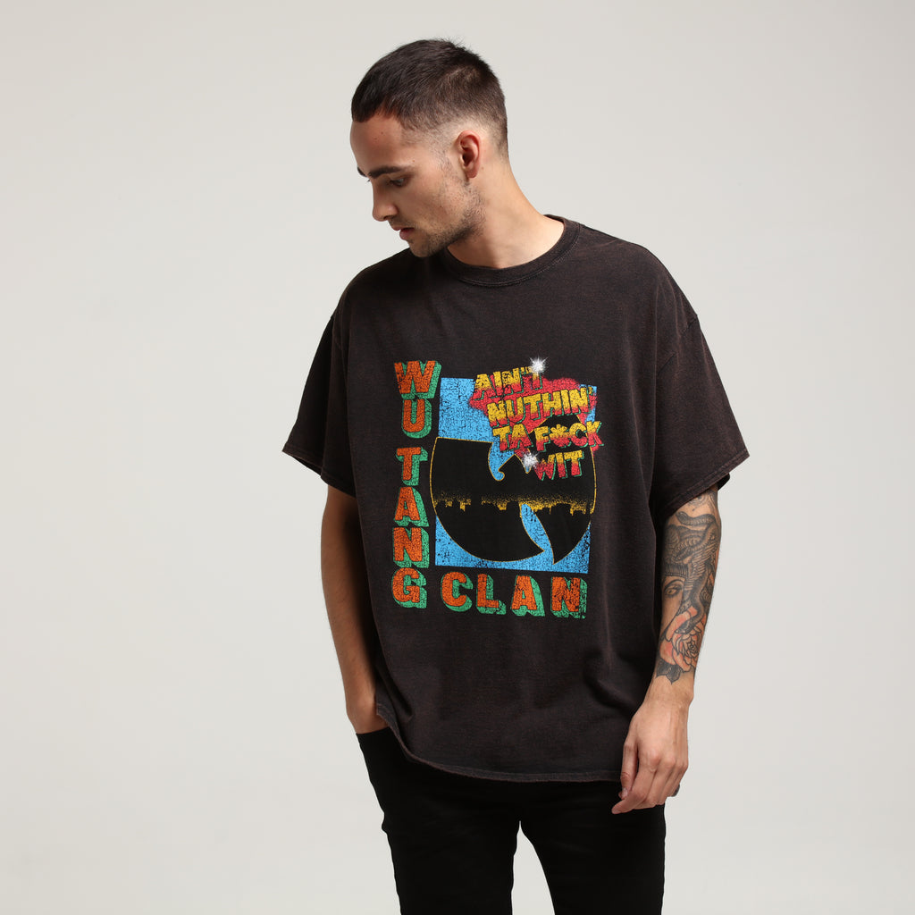 Wu Tang Brand Limited ANTFW Vintage Tee Black