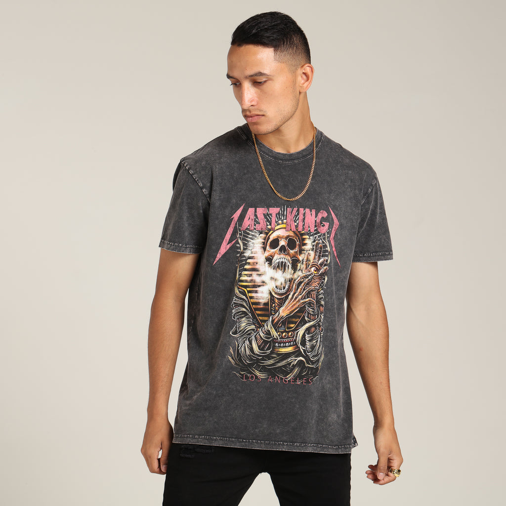 Last Kings Reckoning Vintage Tee Stone Wash