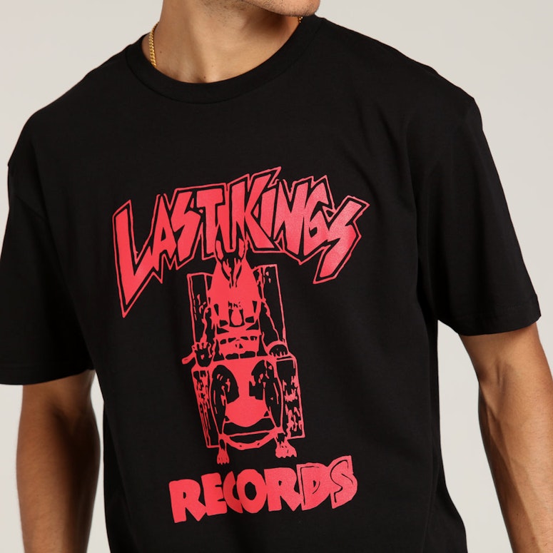 Last Kings LK Records Tee Black