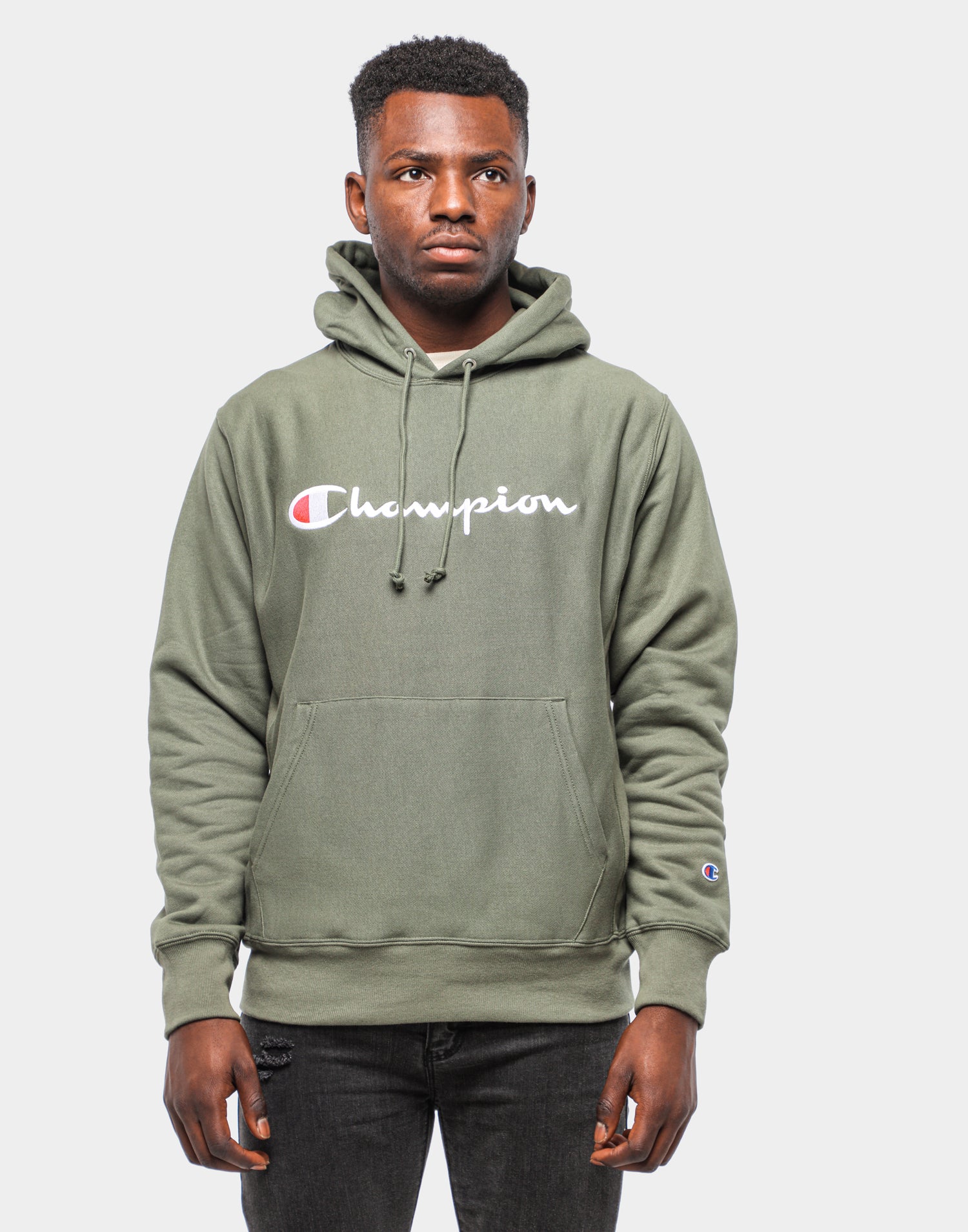 cargo olive champion hoodie