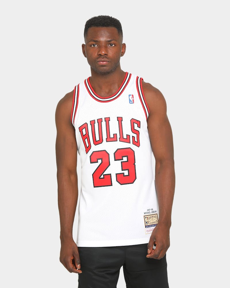 Mitchell Ness Chicago Bulls Michael Jordan 23 97 Authentic Nba Jersey White Culture Kings
