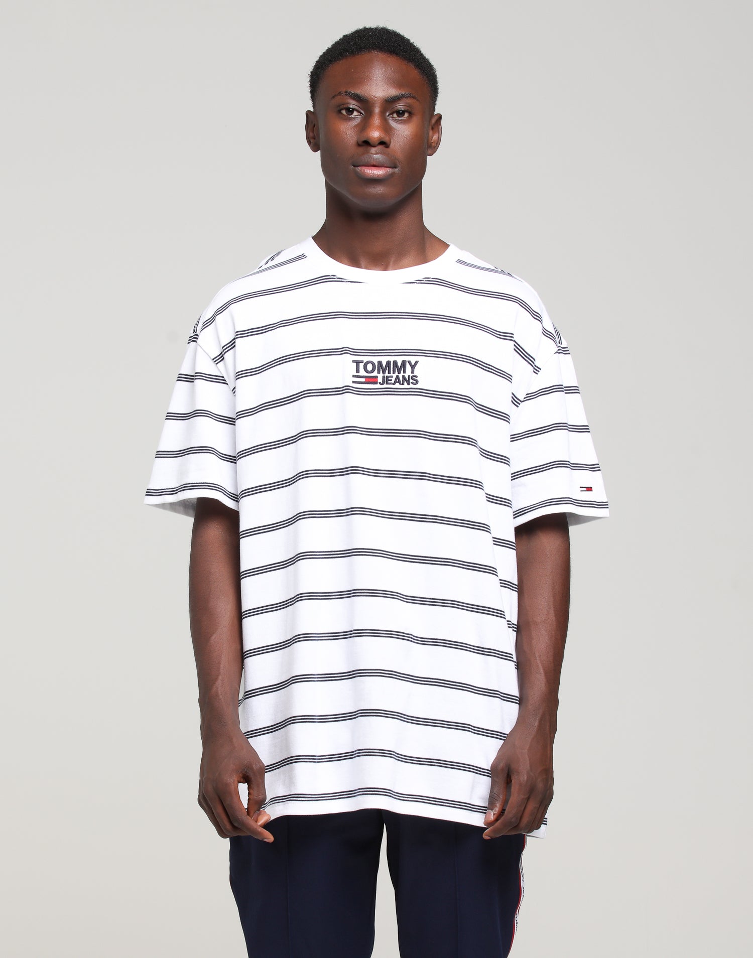 tommy signature stripe tee