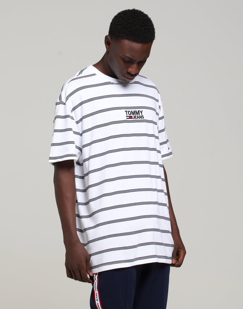 tommy signature stripe tee