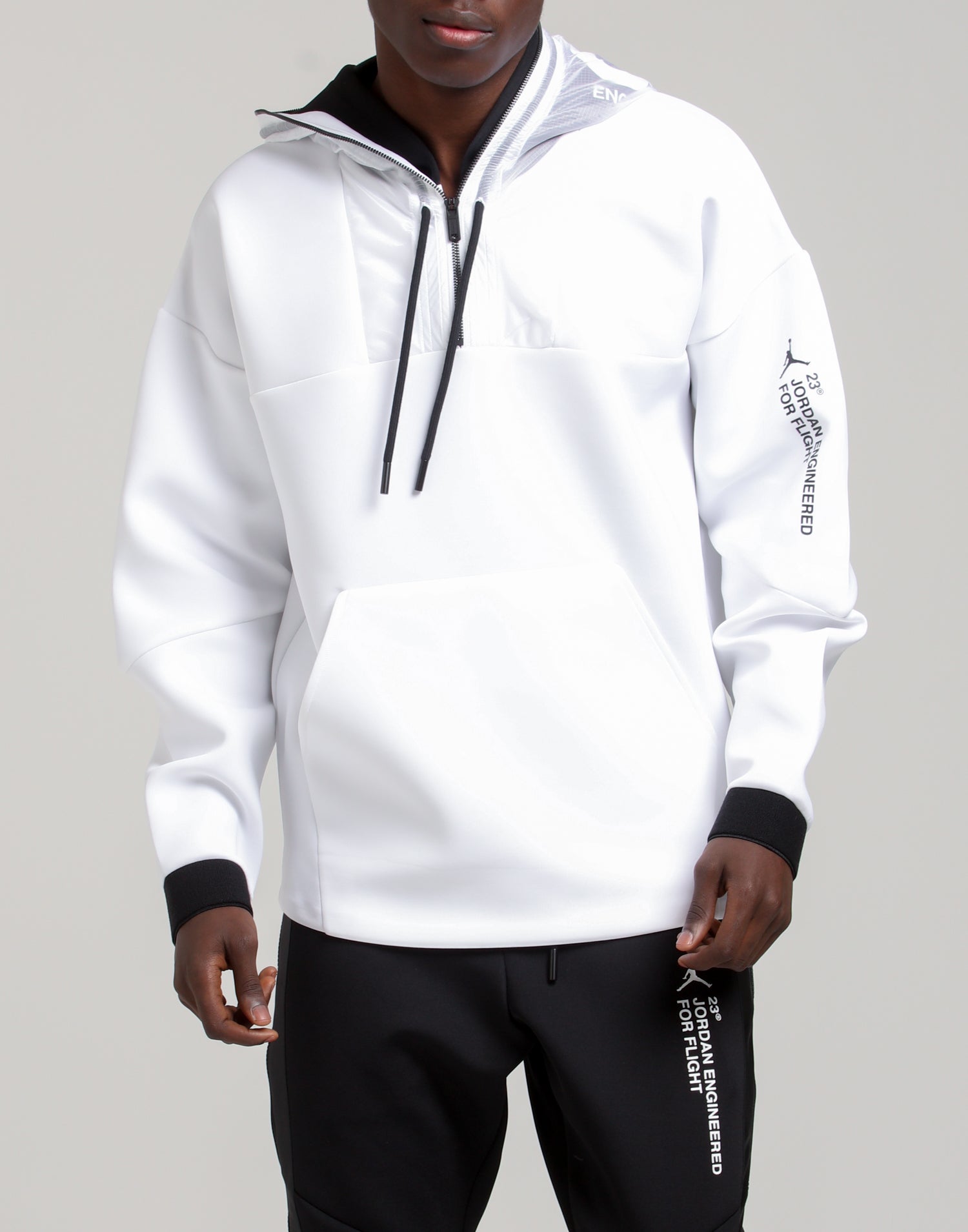 jordan 23 engineered hoodie white