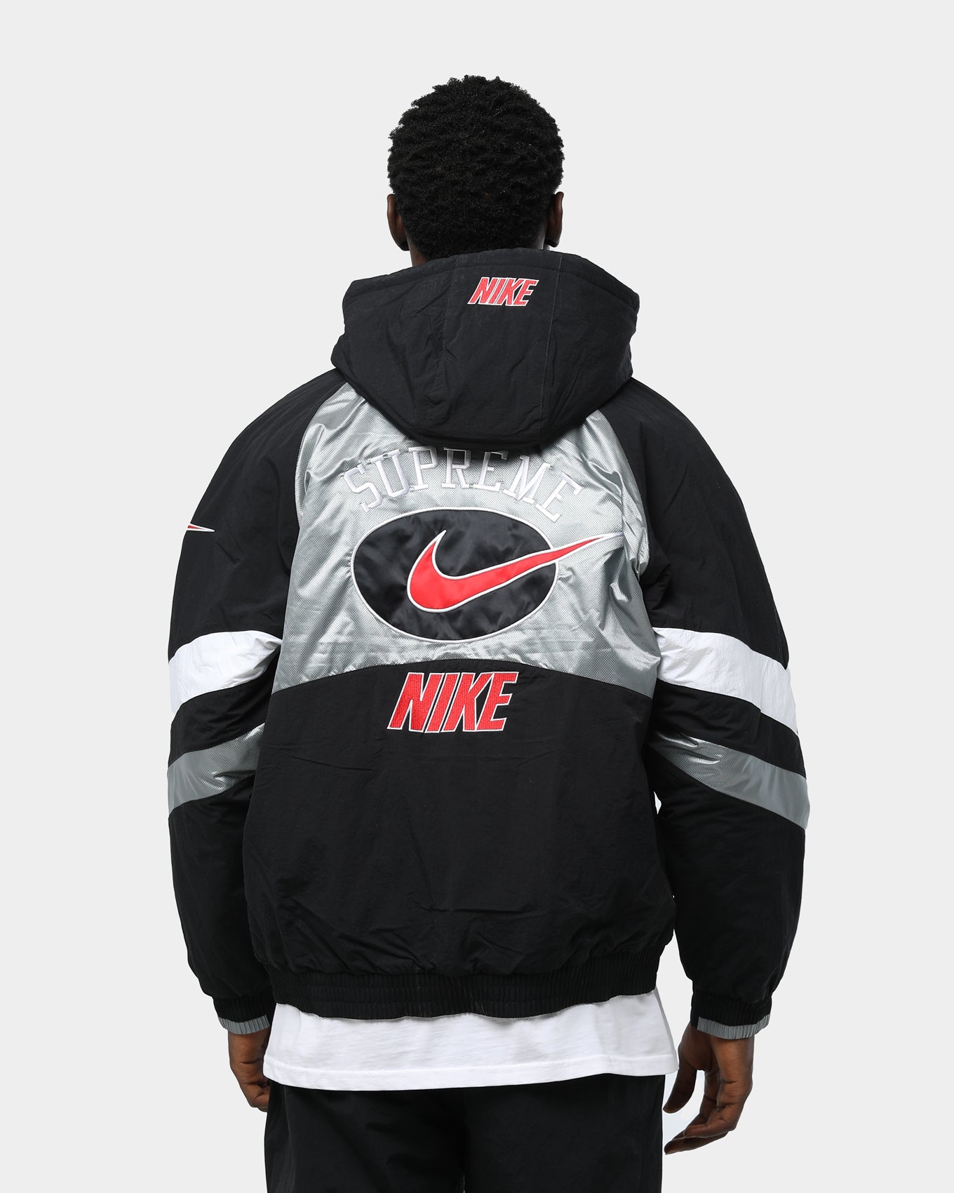 純正/新品 Nike Hooded Sport Jacket Supreme 19SS M ナイロンジャケット