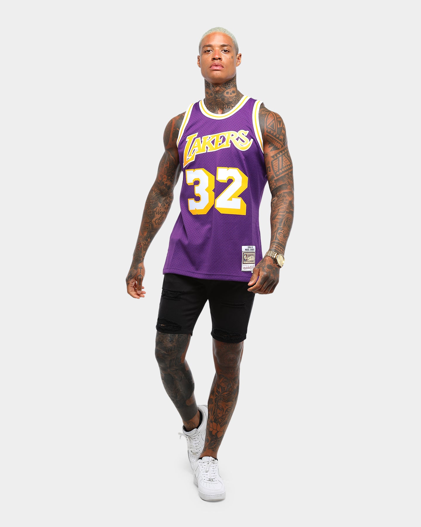 magic johnson jersey lakers