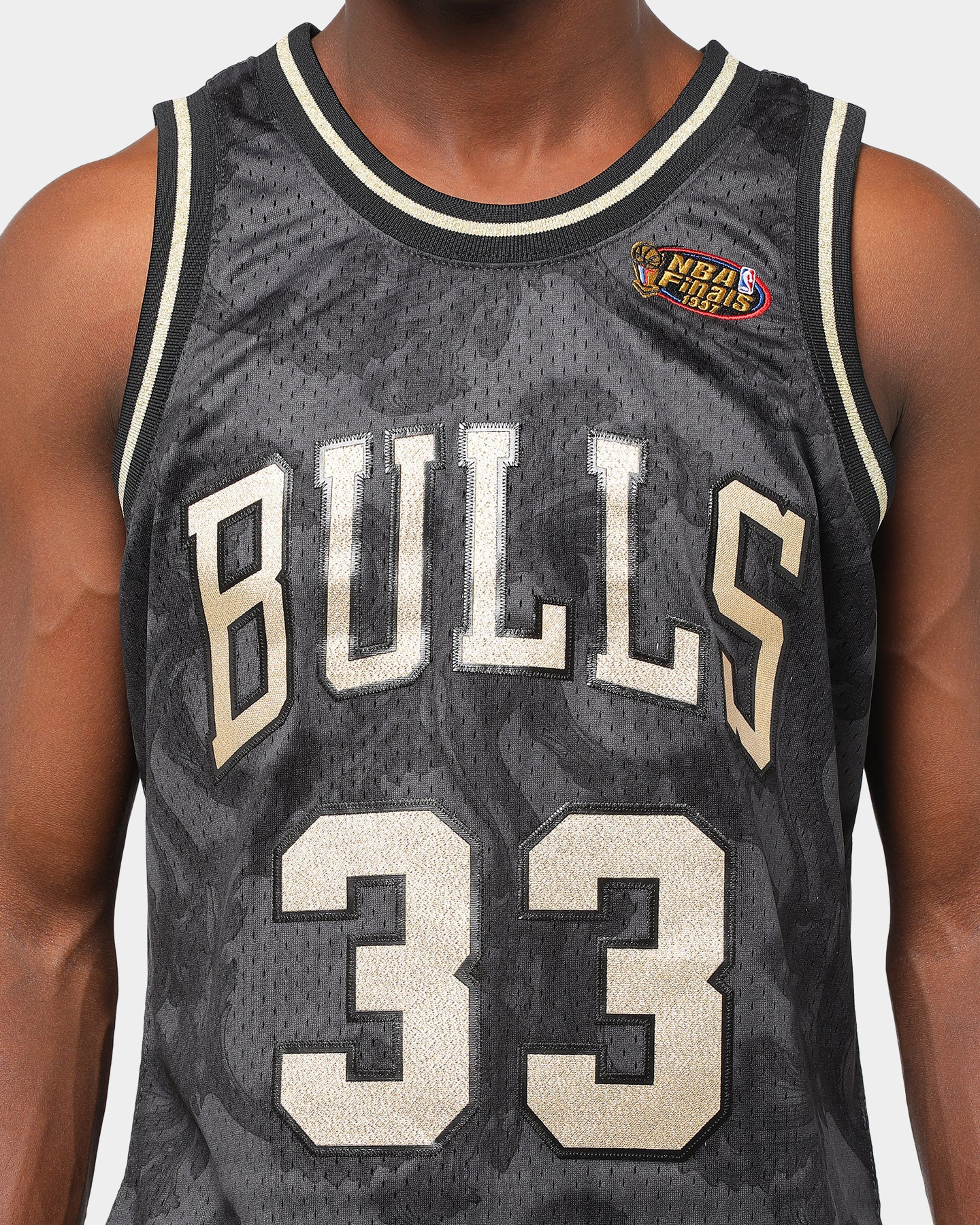 black and gold bulls jersey