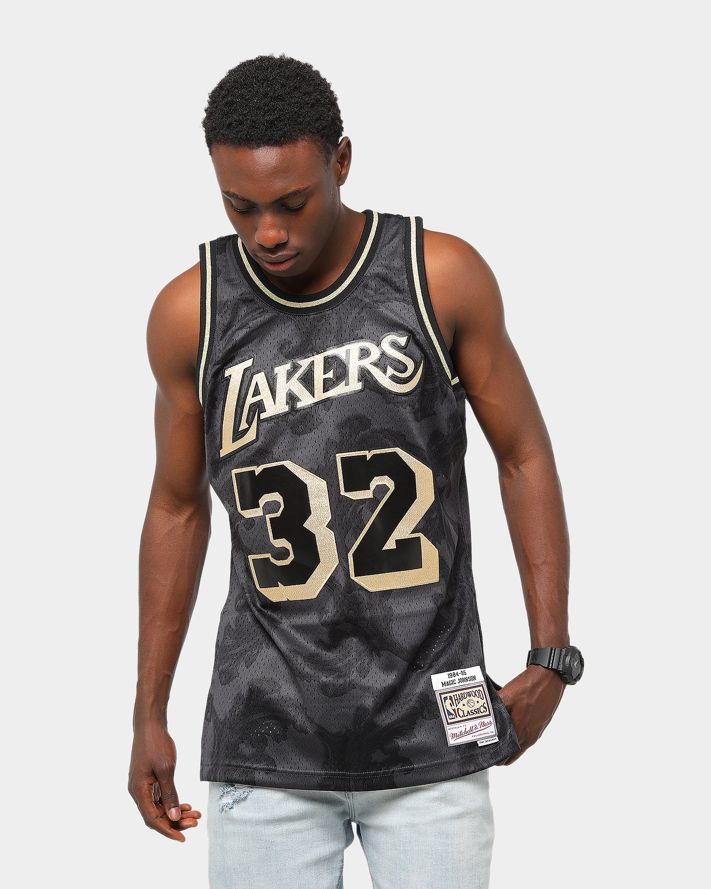 black gold lakers jersey