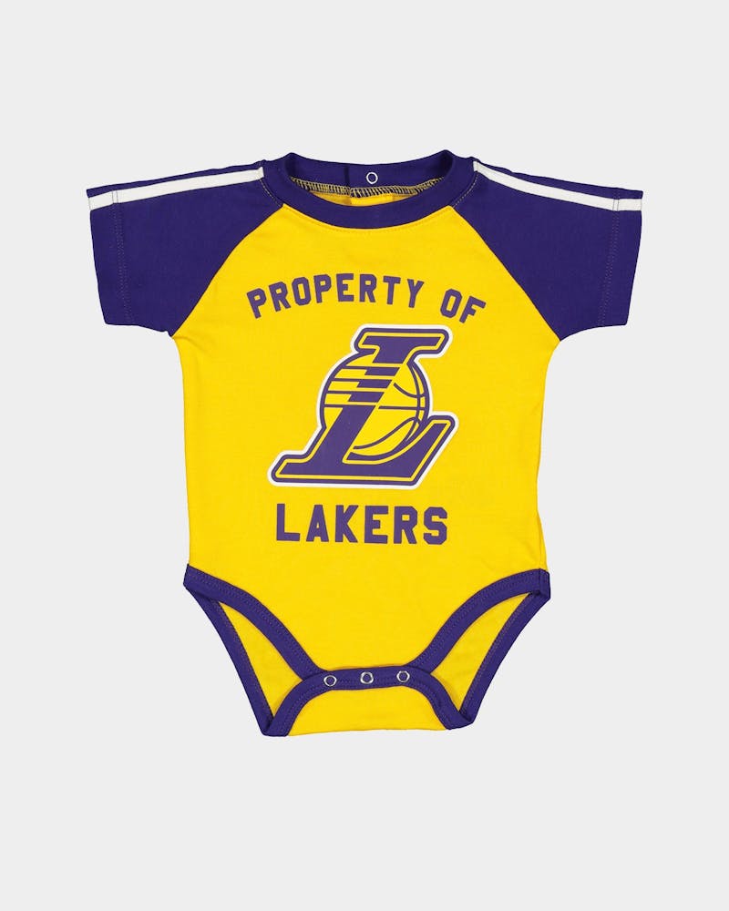 Mitchell Ness Los Angeles Lakers Crib Pack Infant Yellow Culture Kings