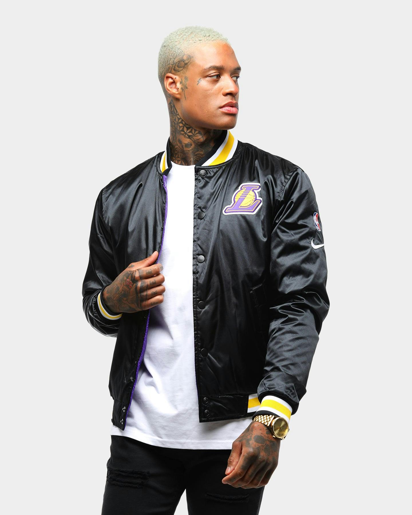 Nike Los Angeles Lakers Courtside Rev Jacket Black Purple White Culture Kings