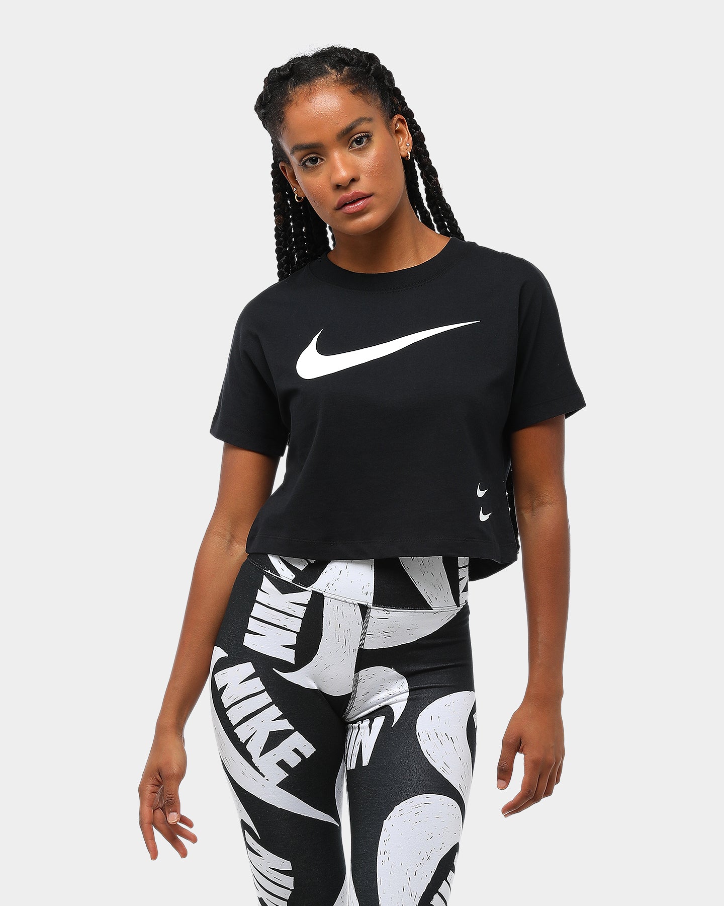 nike black womens t shirt